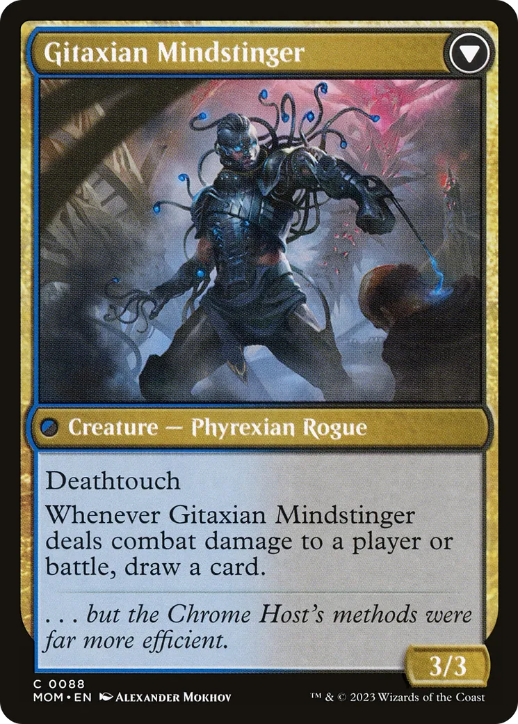 Aetherblade Agent // Gitaxian Mindstinger back