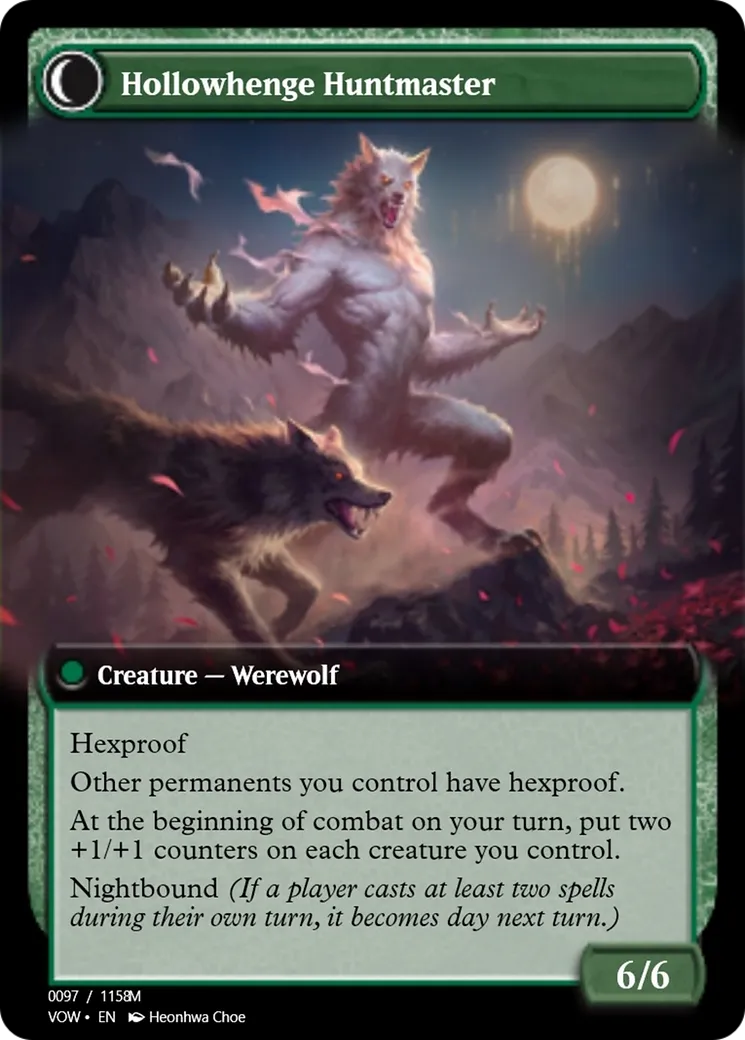 Avabruck Caretaker // Hollowhenge Huntmaster back