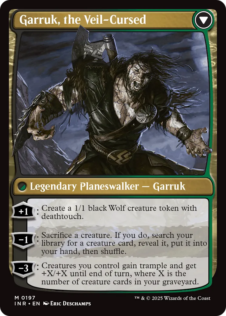 Garruk Relentless // Garruk, the Veil-Cursed back