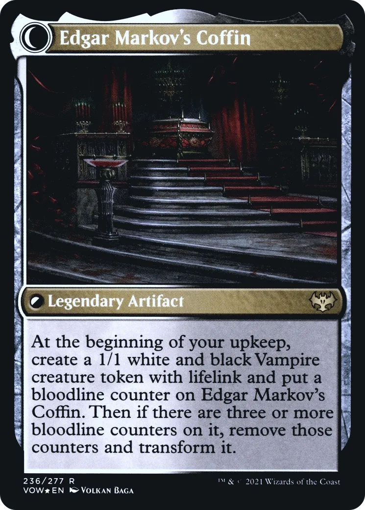 Edgar, Charmed Groom // Edgar Markov's Coffin back