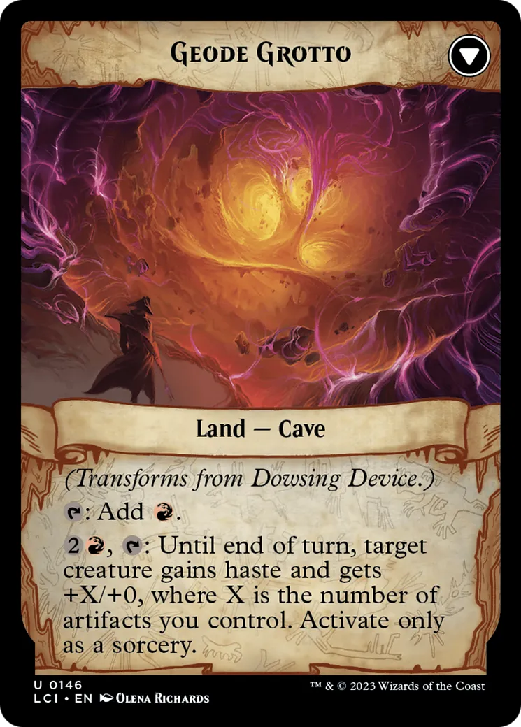Dowsing Device // Geode Grotto back