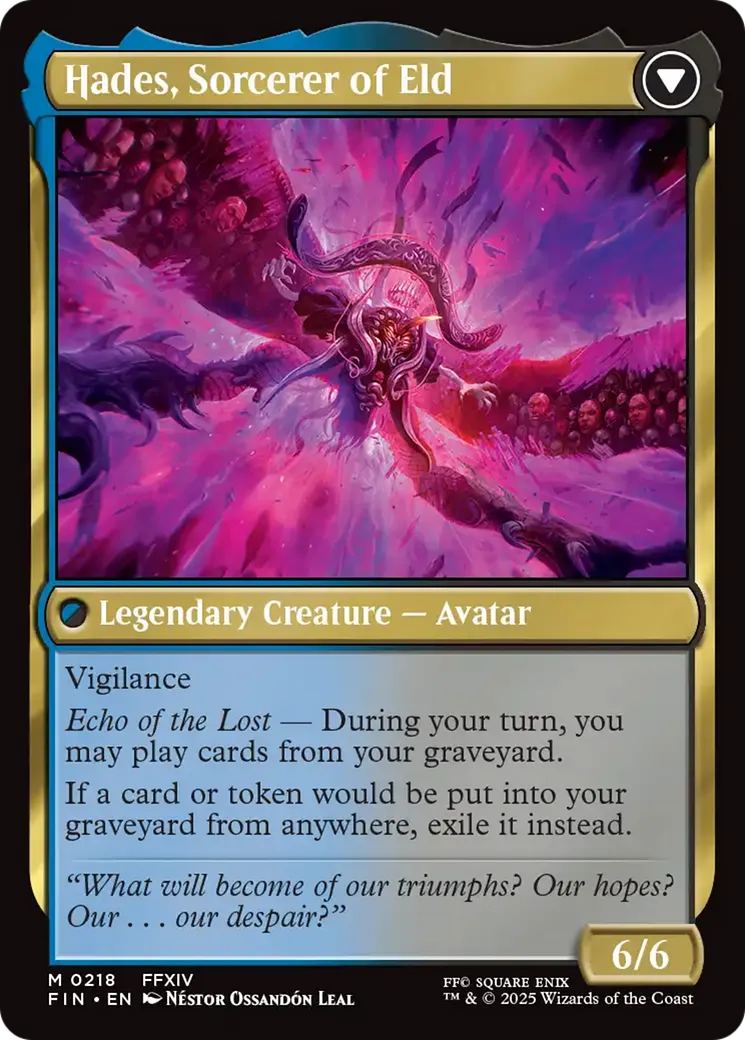 Emet-Selch, Unsundered // Hades, Sorcerer of Eld back
