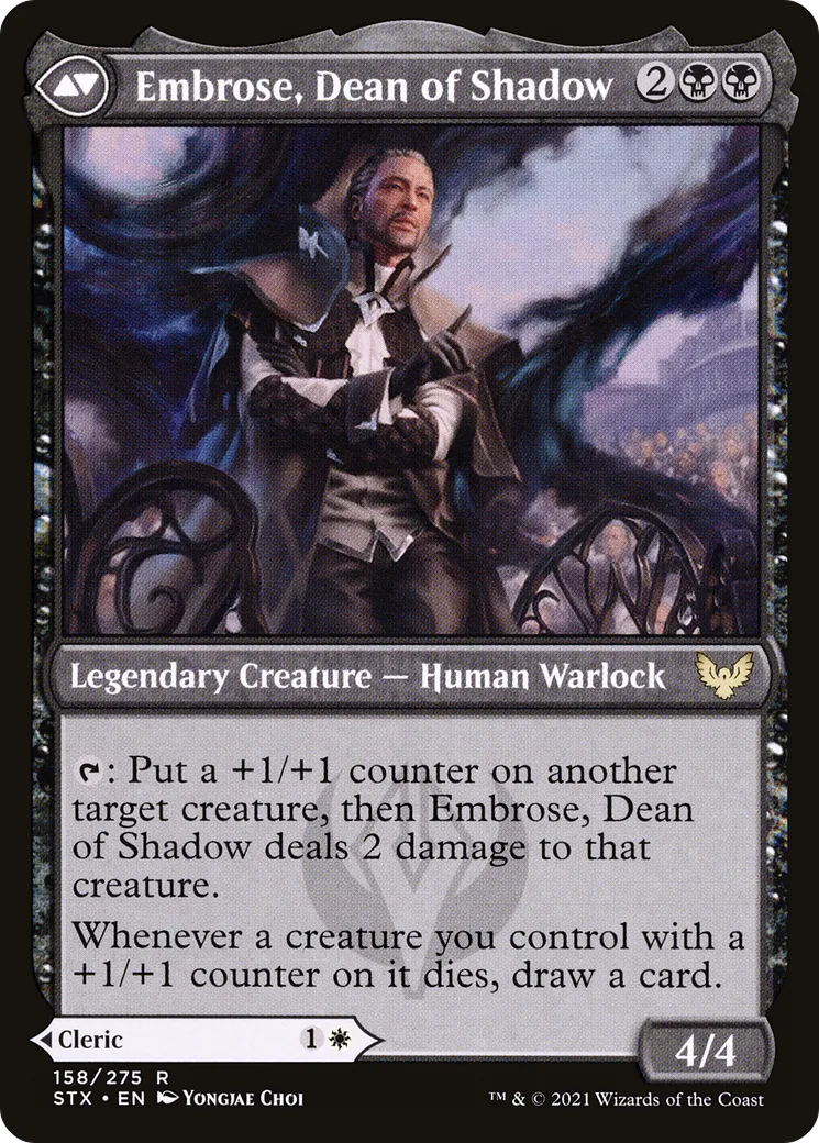 Shaile, Dean of Radiance // Embrose, Dean of Shadow back