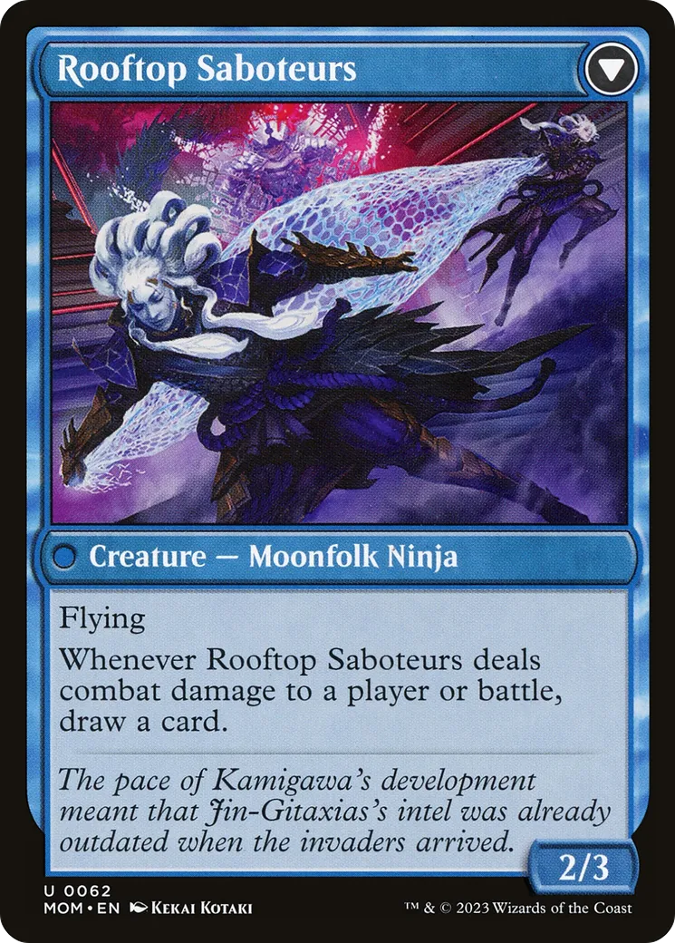 Invasion of Kamigawa // Rooftop Saboteurs back