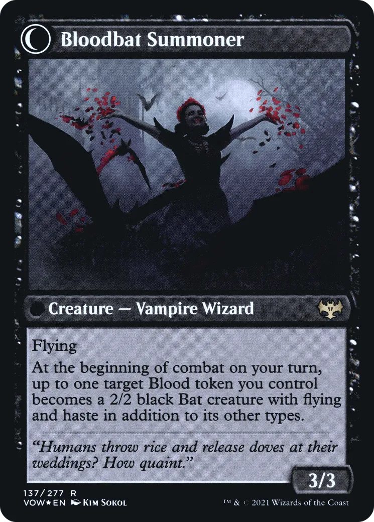 Voldaren Bloodcaster // Bloodbat Summoner back