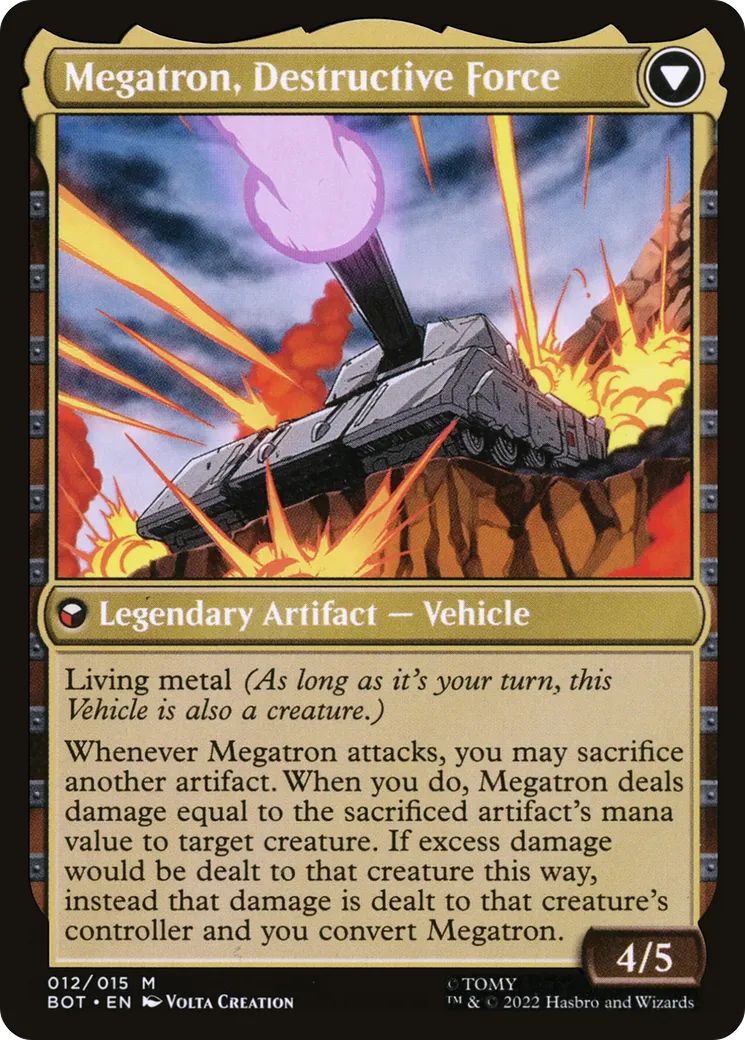 Megatron, Tyrant // Megatron, Destructive Force back