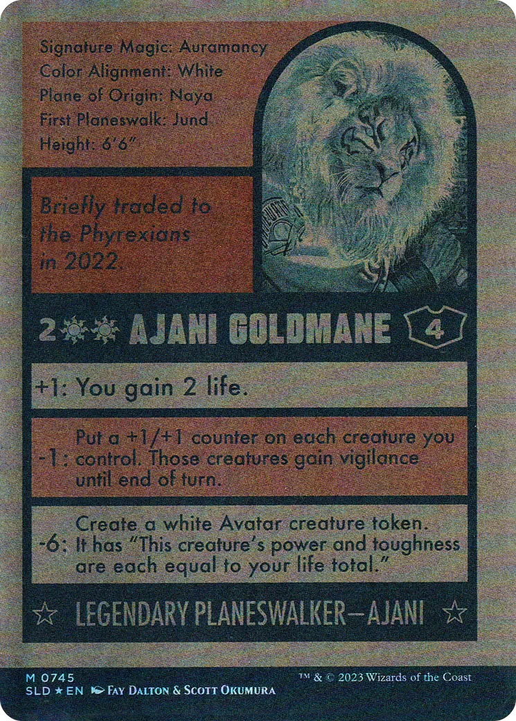 Ajani Goldmane // Ajani Goldmane back