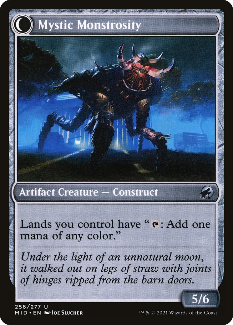 Mystic Skull // Mystic Monstrosity back