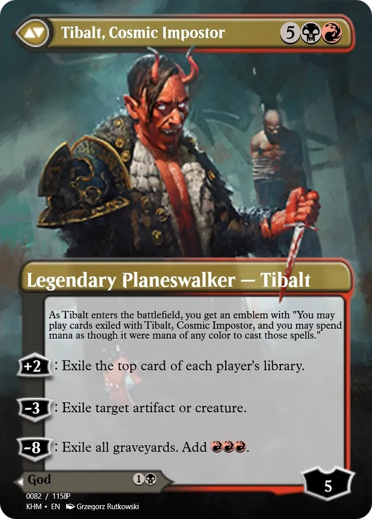 Valki, God of Lies // Tibalt, Cosmic Impostor back