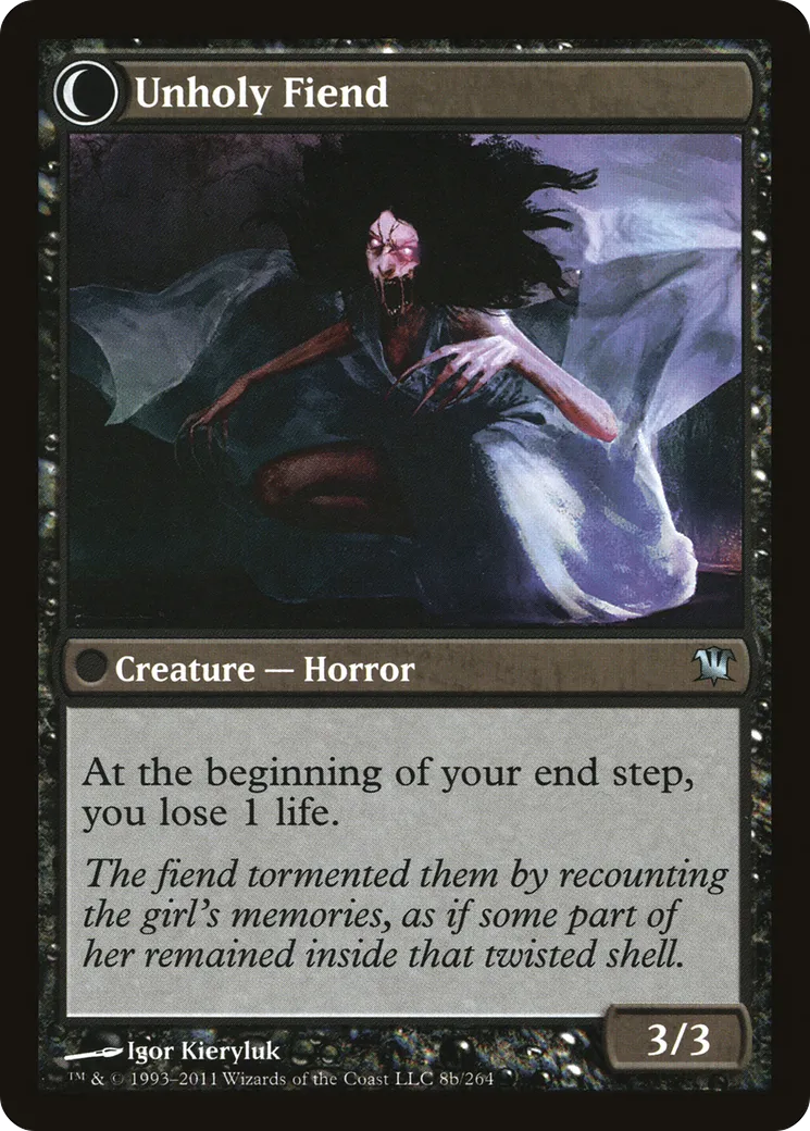Cloistered Youth // Unholy Fiend back