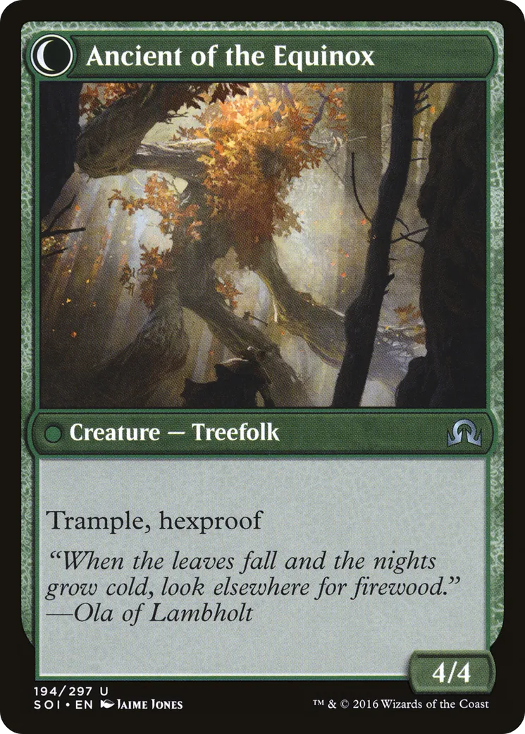 Autumnal Gloom // Ancient of the Equinox back