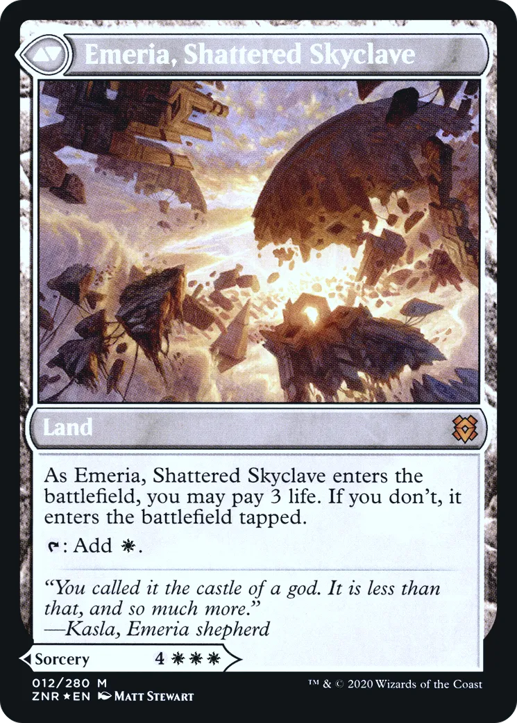 Emeria's Call // Emeria, Shattered Skyclave back