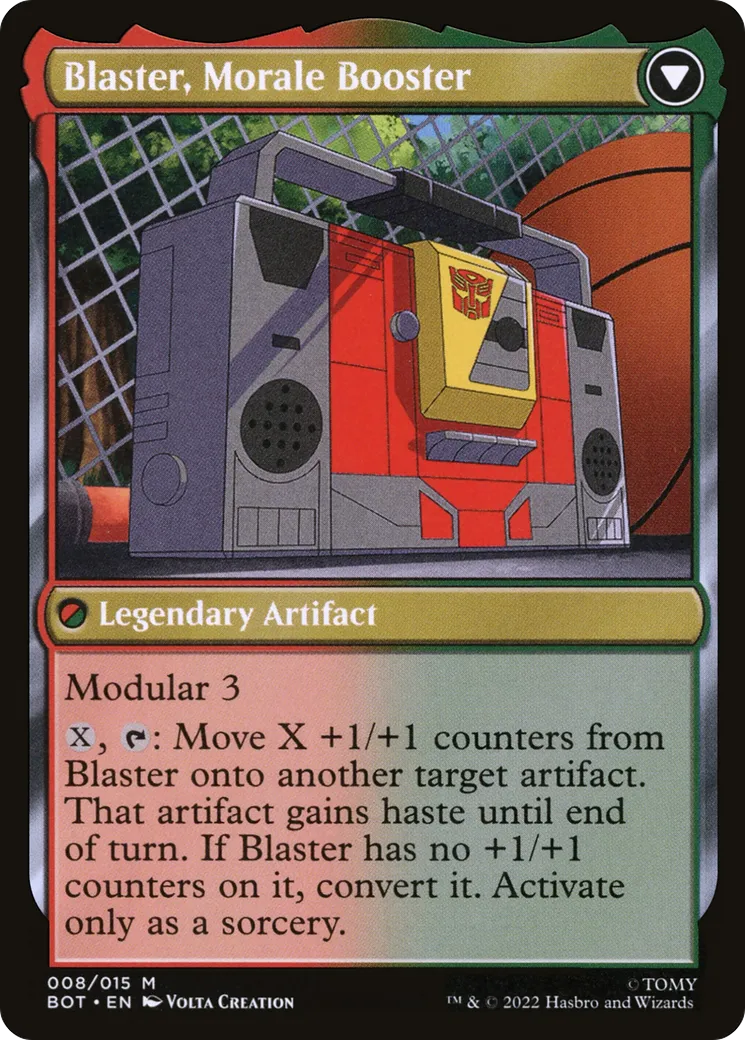 Blaster, Combat DJ // Blaster, Morale Booster back