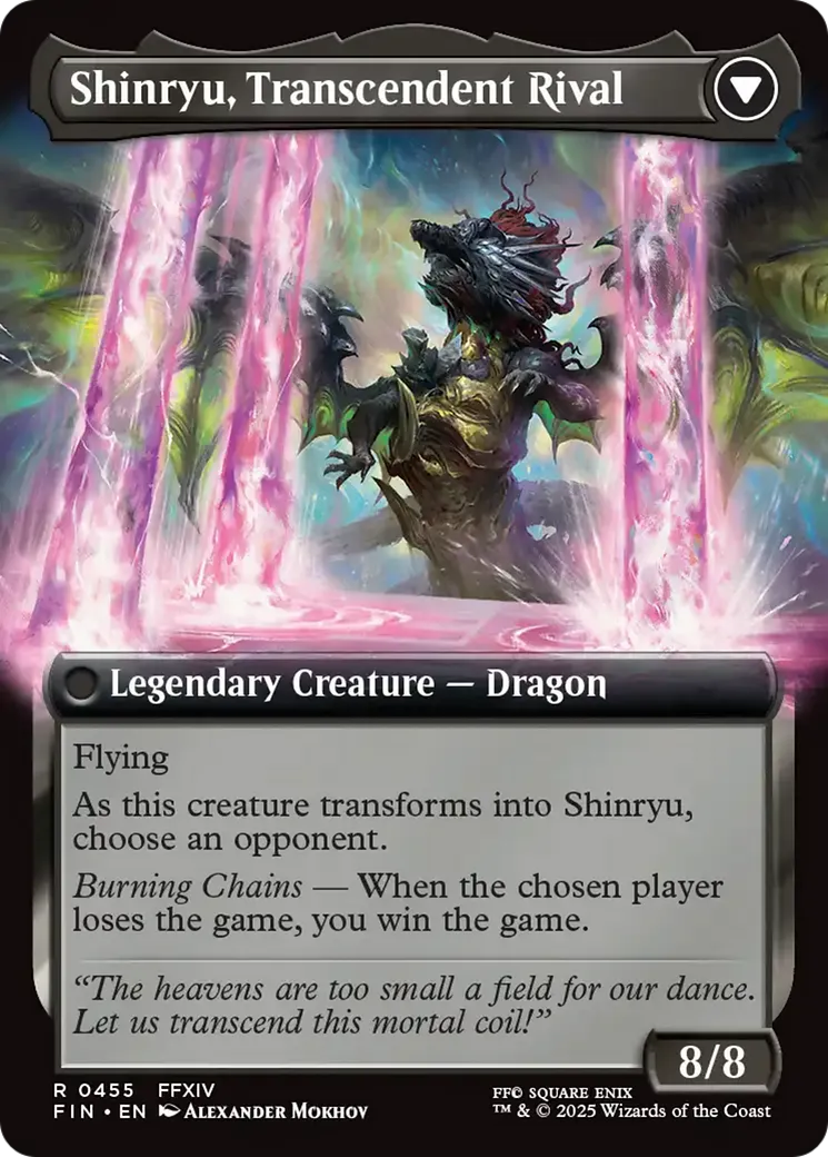 Zenos yae Galvus // Shinryu, Transcendent Rival back