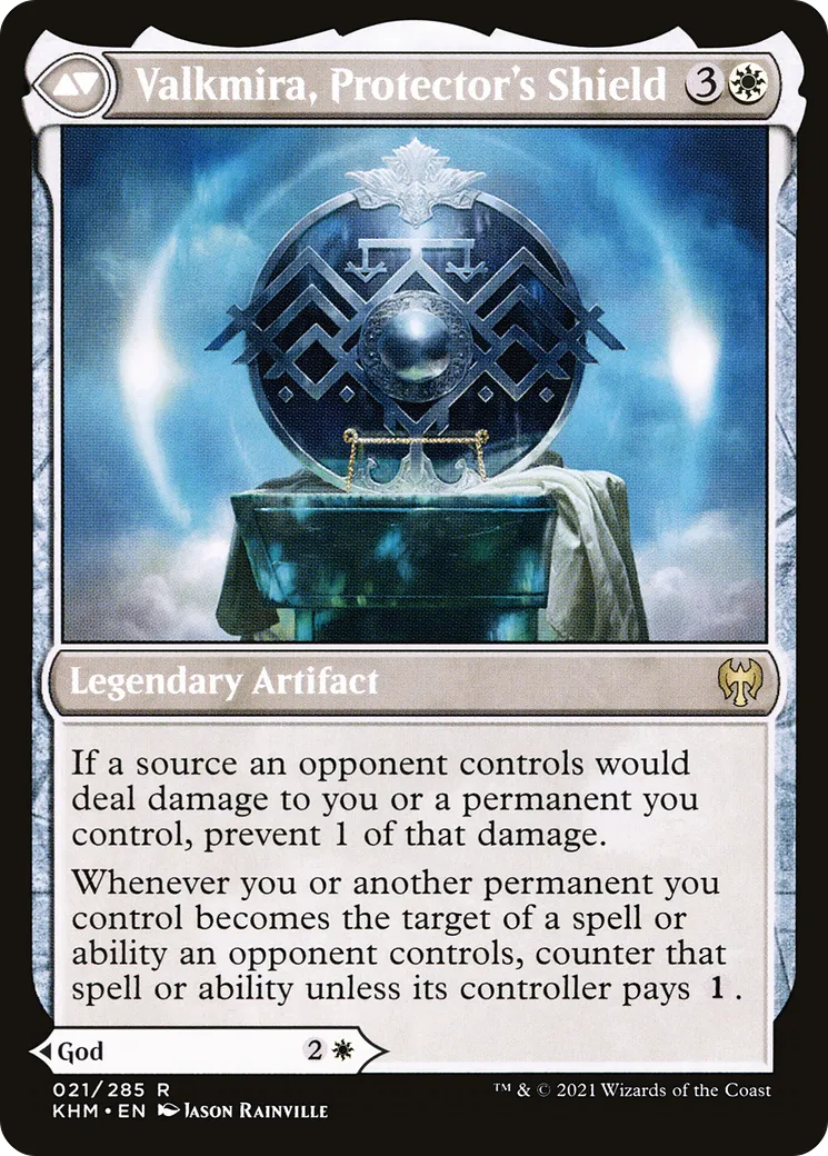 Reidane, God of the Worthy // Valkmira, Protector's Shield back