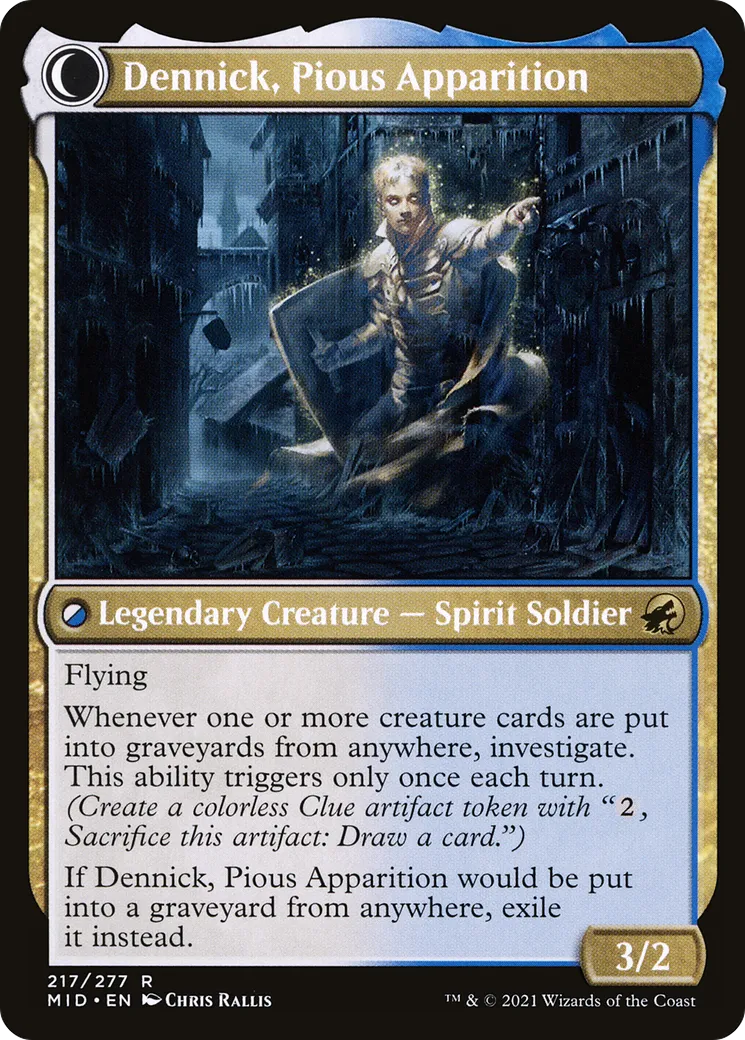 Dennick, Pious Apprentice // Dennick, Pious Apparition back