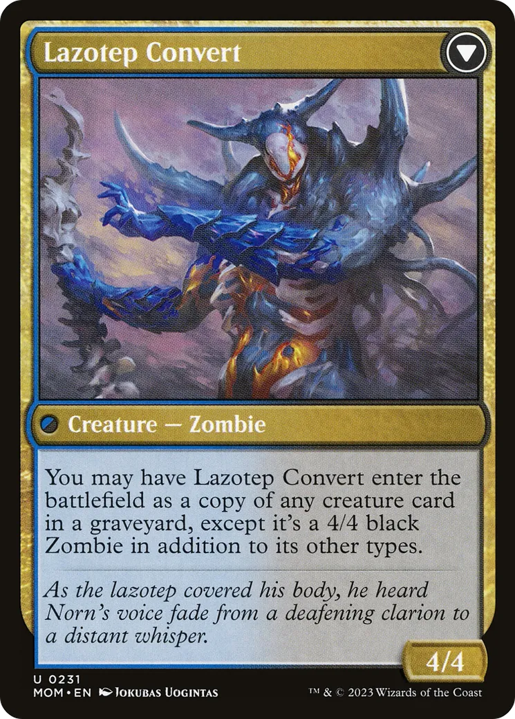 Invasion of Amonkhet // Lazotep Convert back
