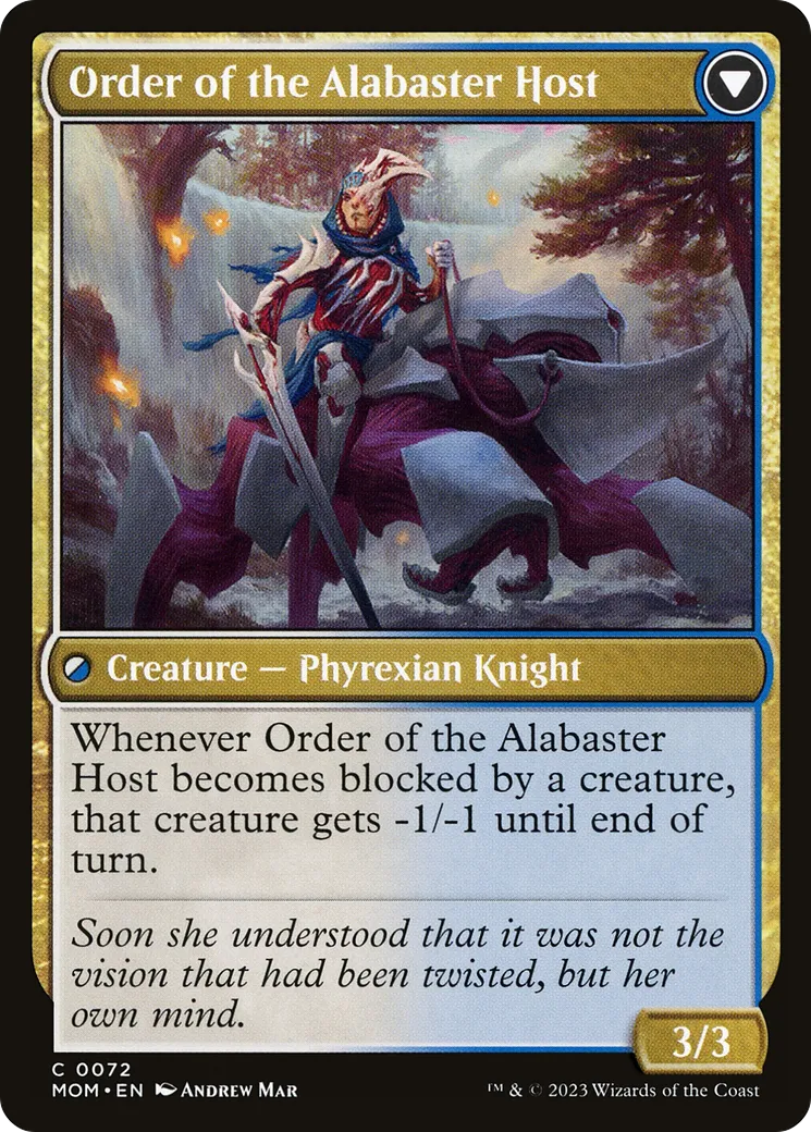 Order of the Mirror // Order of the Alabaster Host back
