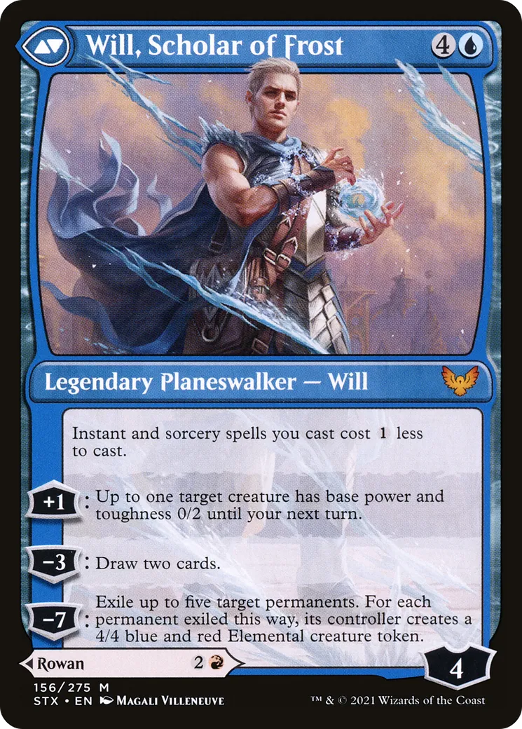 Rowan, Scholar of Sparks // Will, Scholar of Frost back