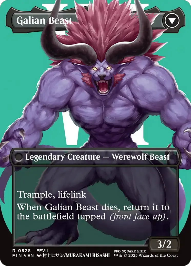 Vincent Valentine // Galian Beast back