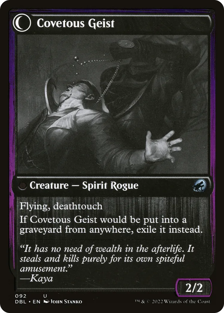 Covert Cutpurse // Covetous Geist back