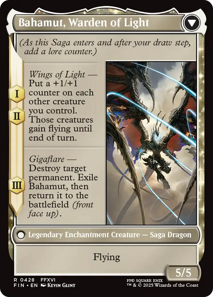 Dion, Bahamut's Dominant // Bahamut, Warden of Light back