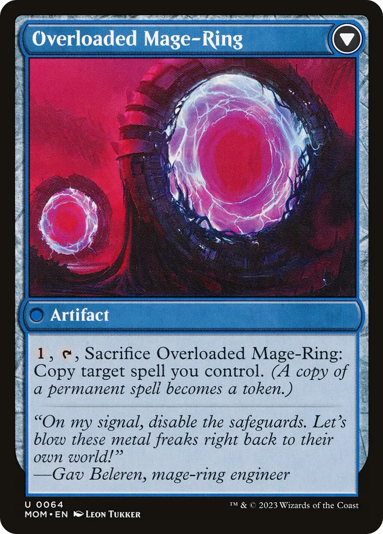 Invasion of Vryn // Overloaded Mage-Ring back