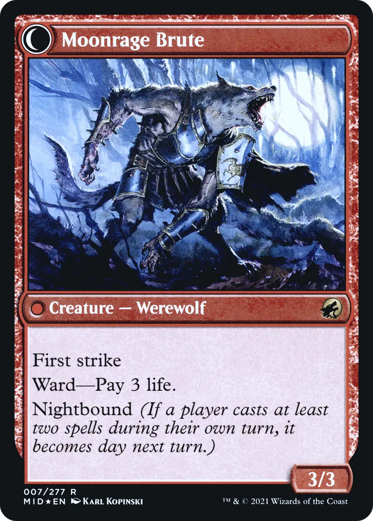 Brutal Cathar // Moonrage Brute back