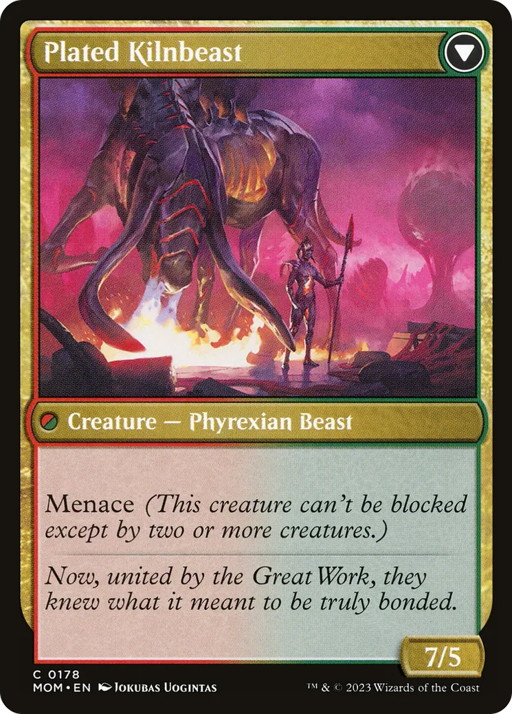 Bonded Herdbeast // Plated Kilnbeast back