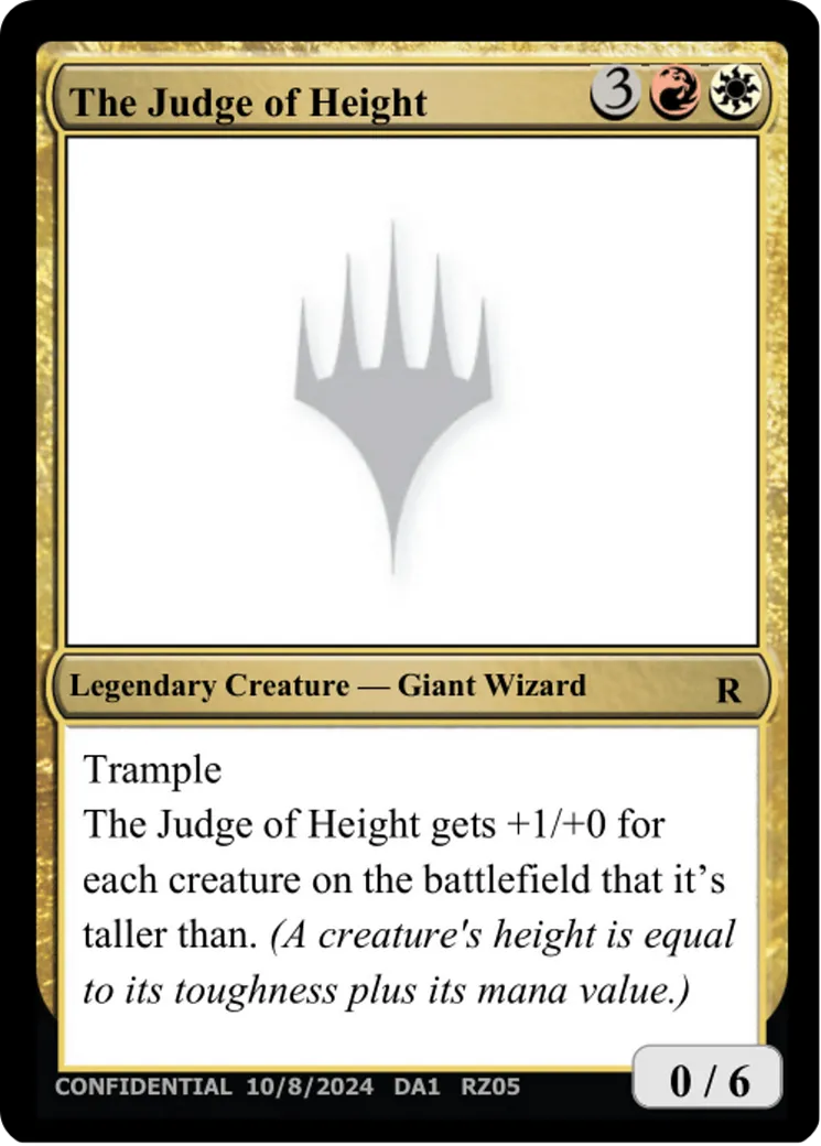 The Judge of Height
