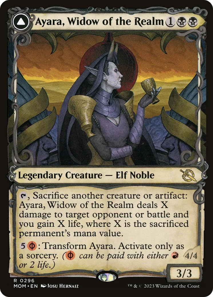 Ayara, Widow of the Realm // Ayara, Furnace Queen