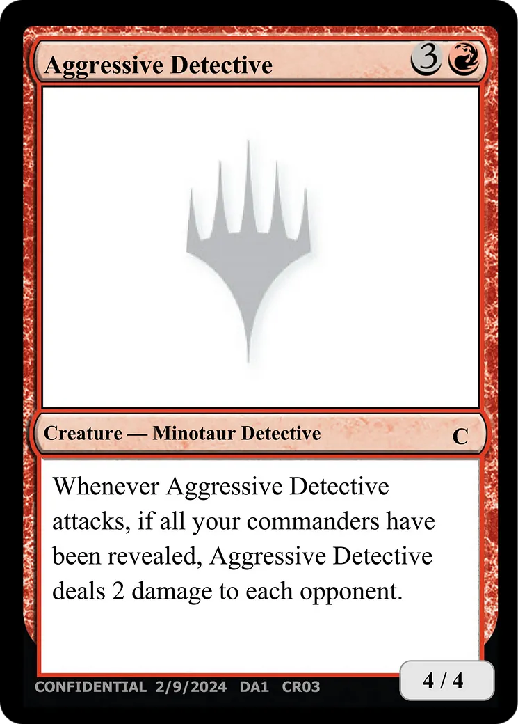 Aggressive Detective