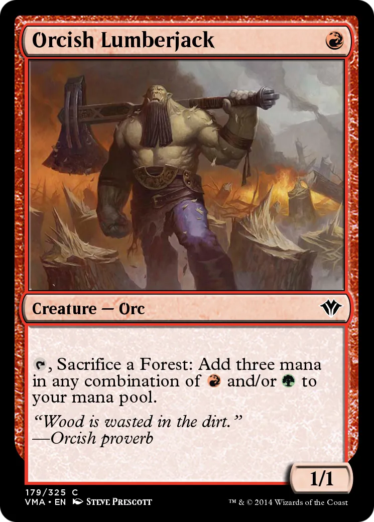 Orcish Lumberjack