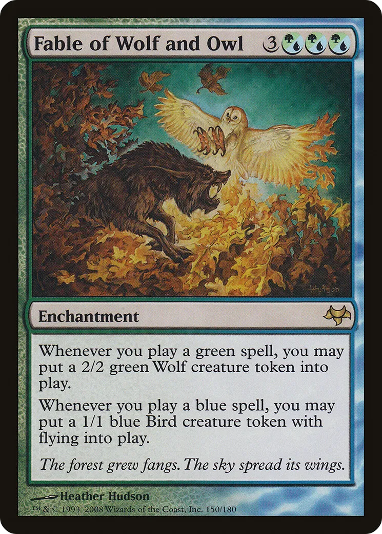 Fable of Wolf and Owl