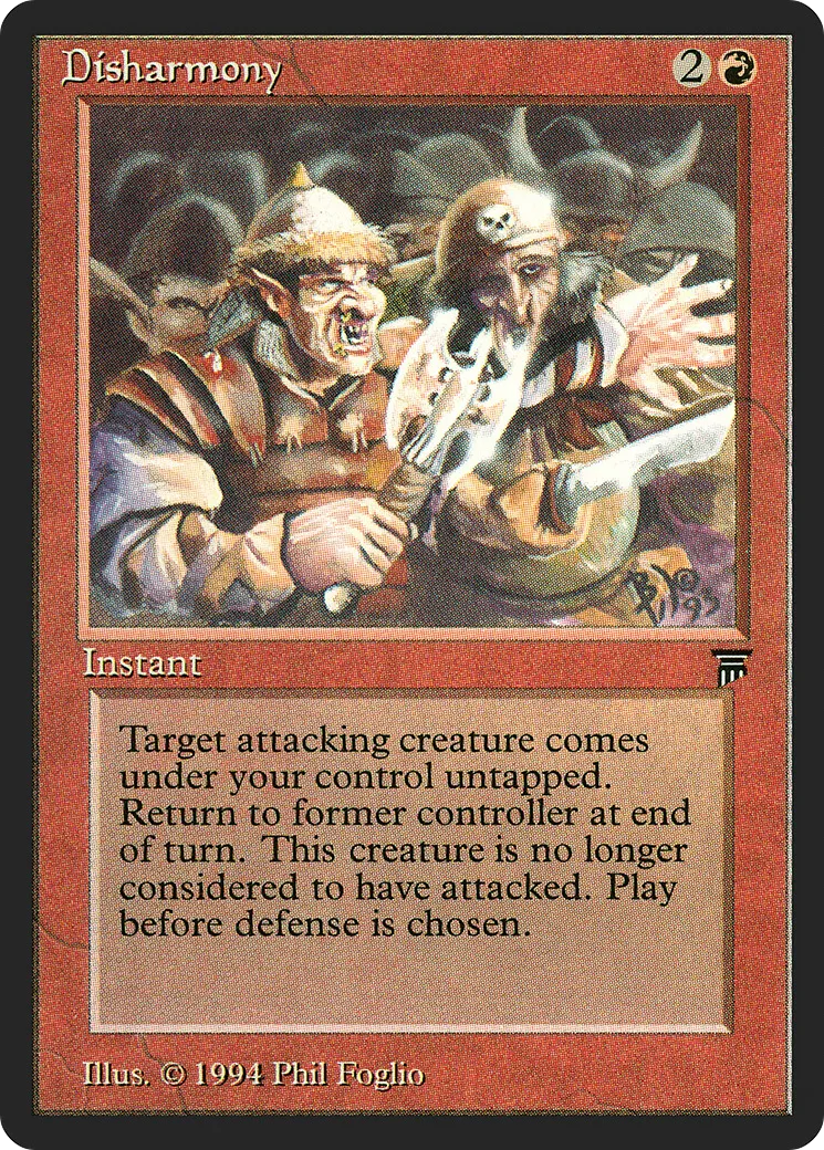 Disharmony
