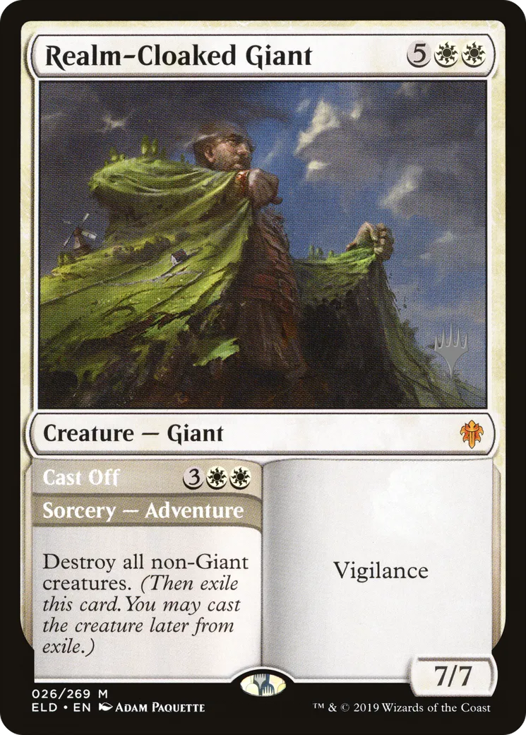 Realm-Cloaked Giant // Cast Off