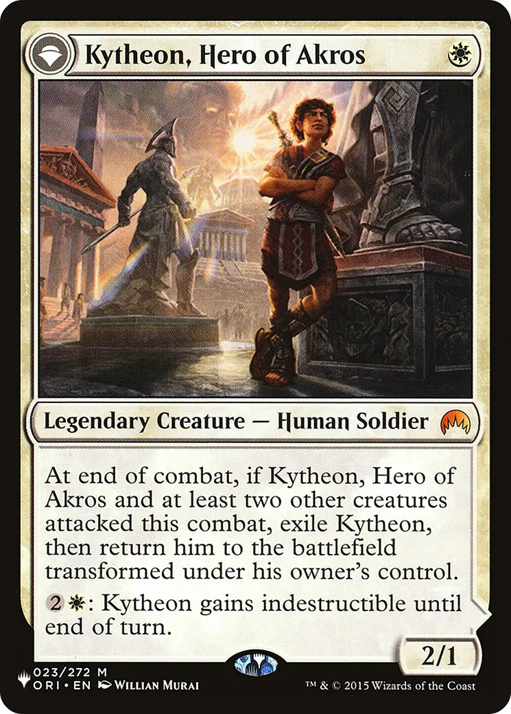 Kytheon, Hero of Akros // Gideon, Battle-Forged