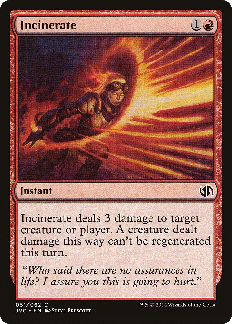 Incinerate