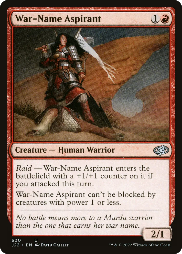 War-Name Aspirant