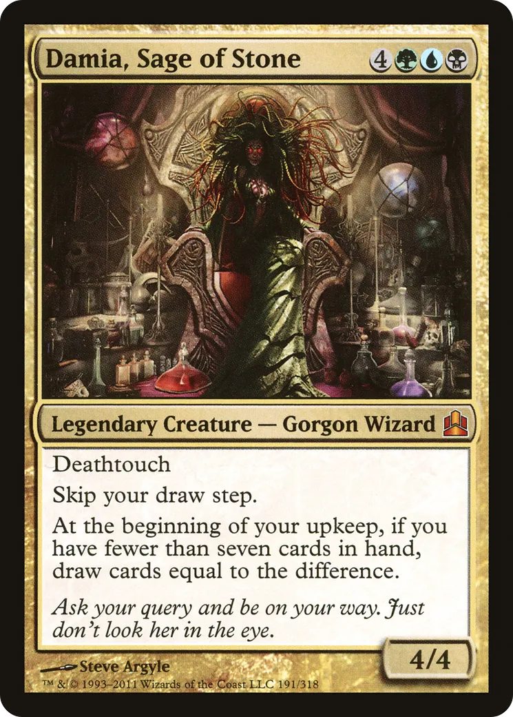 Damia, Sage of Stone