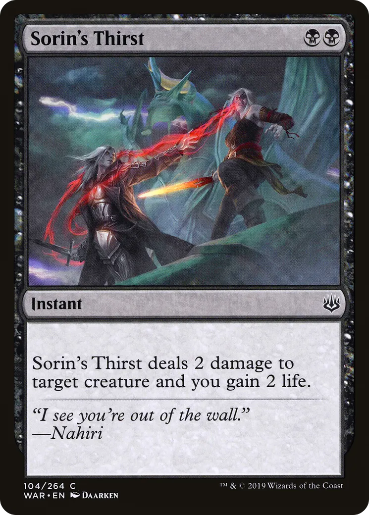 Sorin's Thirst