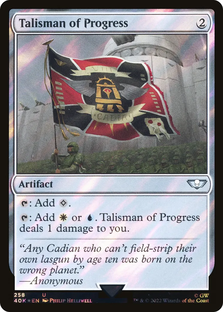 Talisman of Progress