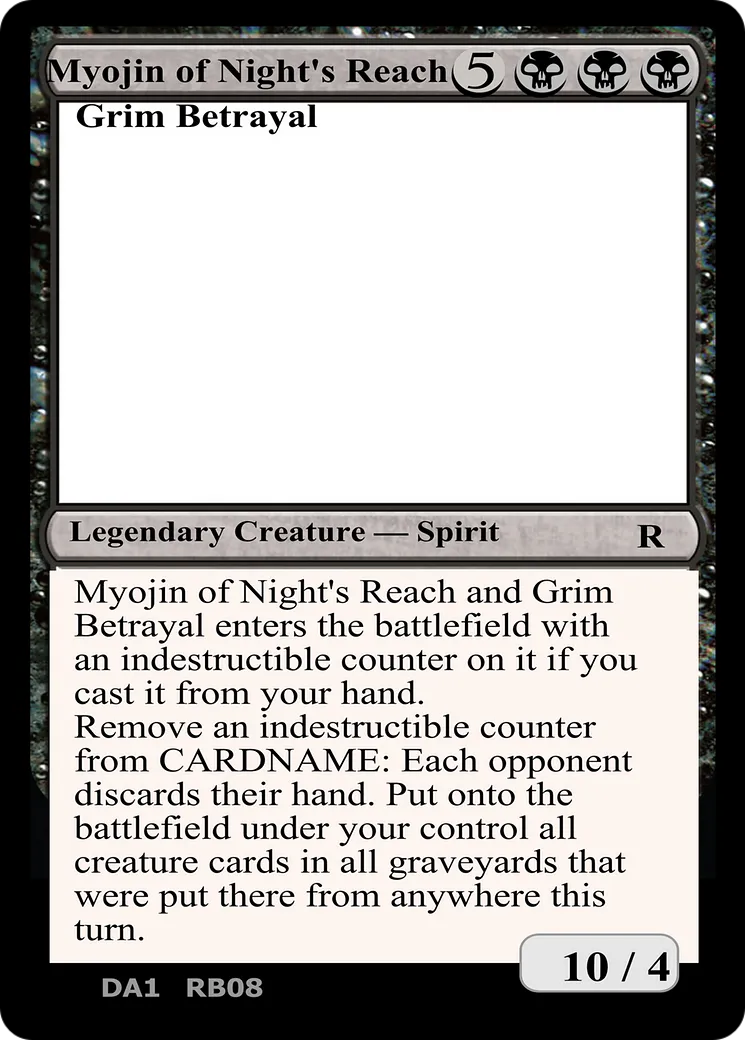 Myojin of Night's Reach and Grim Betrayal