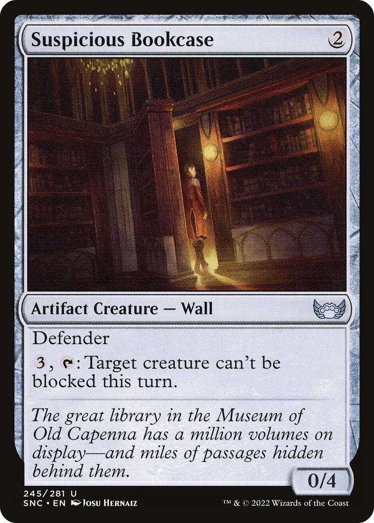 Suspicious Bookcase