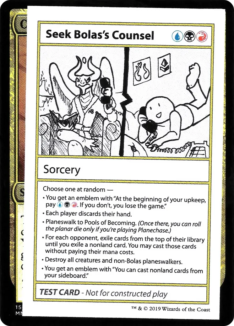 Seek Bolas's Counsel