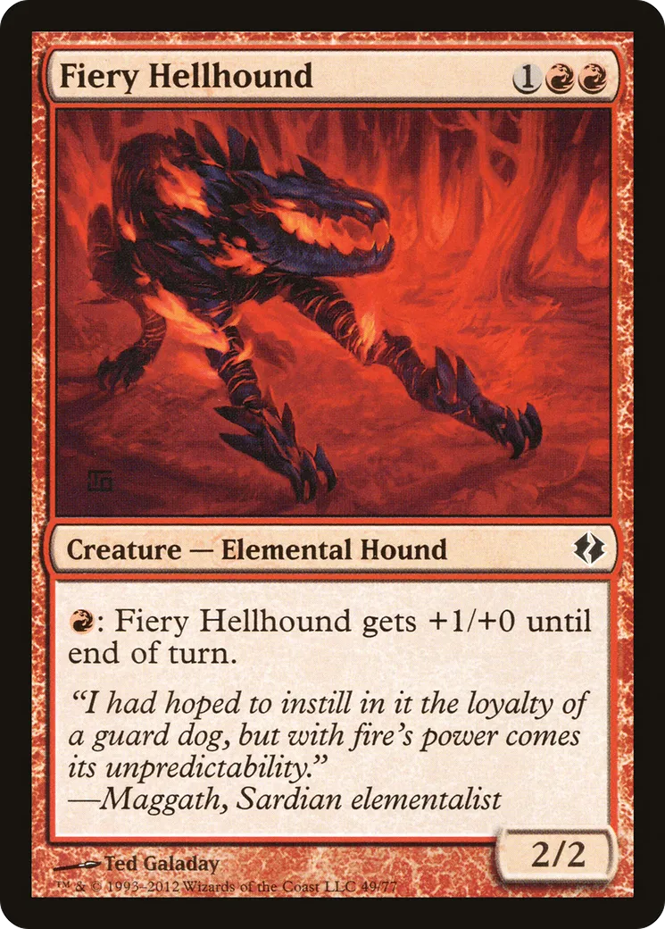 Fiery Hellhound