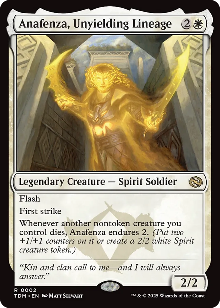 Anafenza, Unyielding Lineage