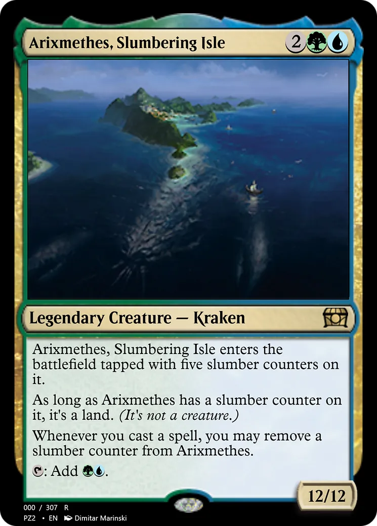 Arixmethes, Slumbering Isle