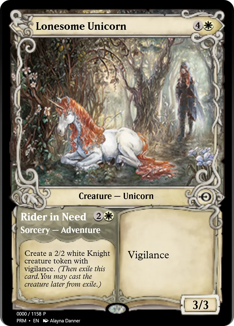 Lonesome Unicorn // Rider in Need