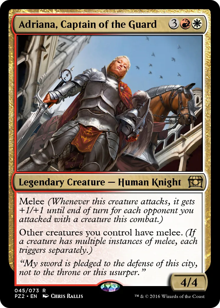 Adriana, Captain of the Guard